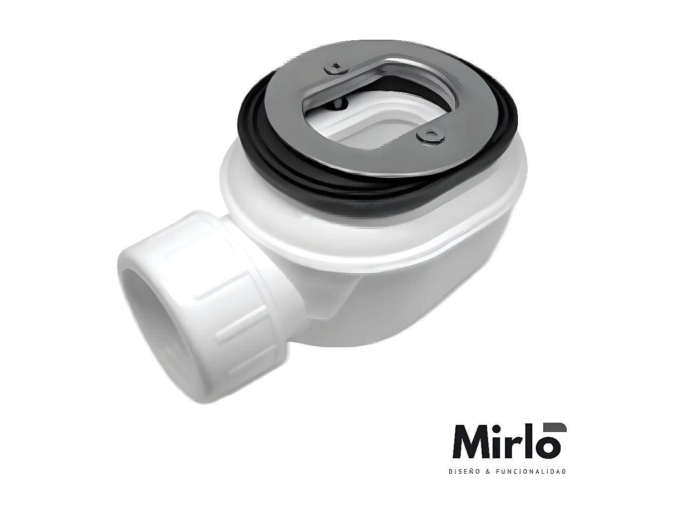 Plato de ducha pizarra EDIS ANTRACITA  70x80 cm rejilla inox