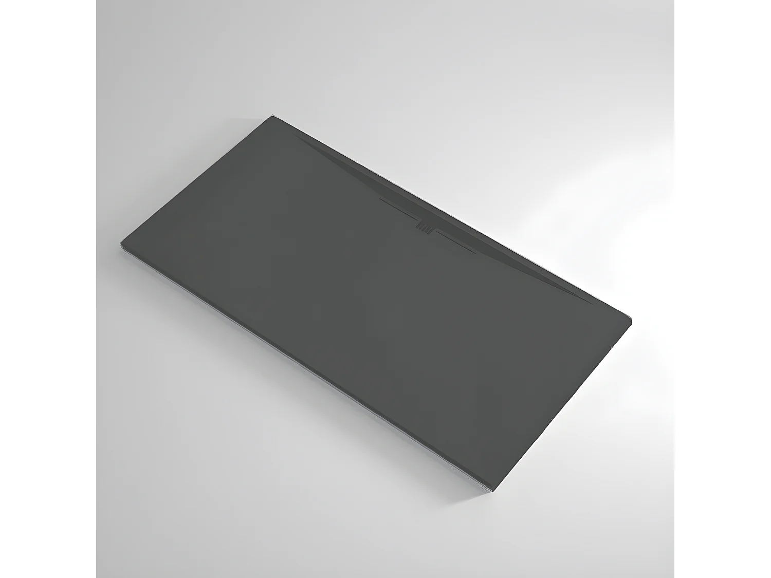 Plato de ducha pizarra EDIS ANTRACITA  90x150 cm rejilla inox