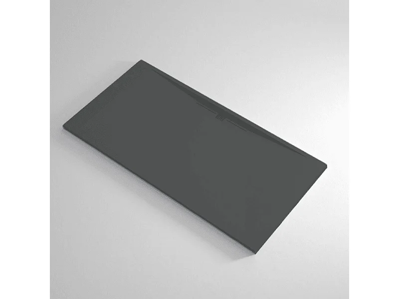 Plato de ducha pizarra EDIS antracita  70x80 cm rejilla color