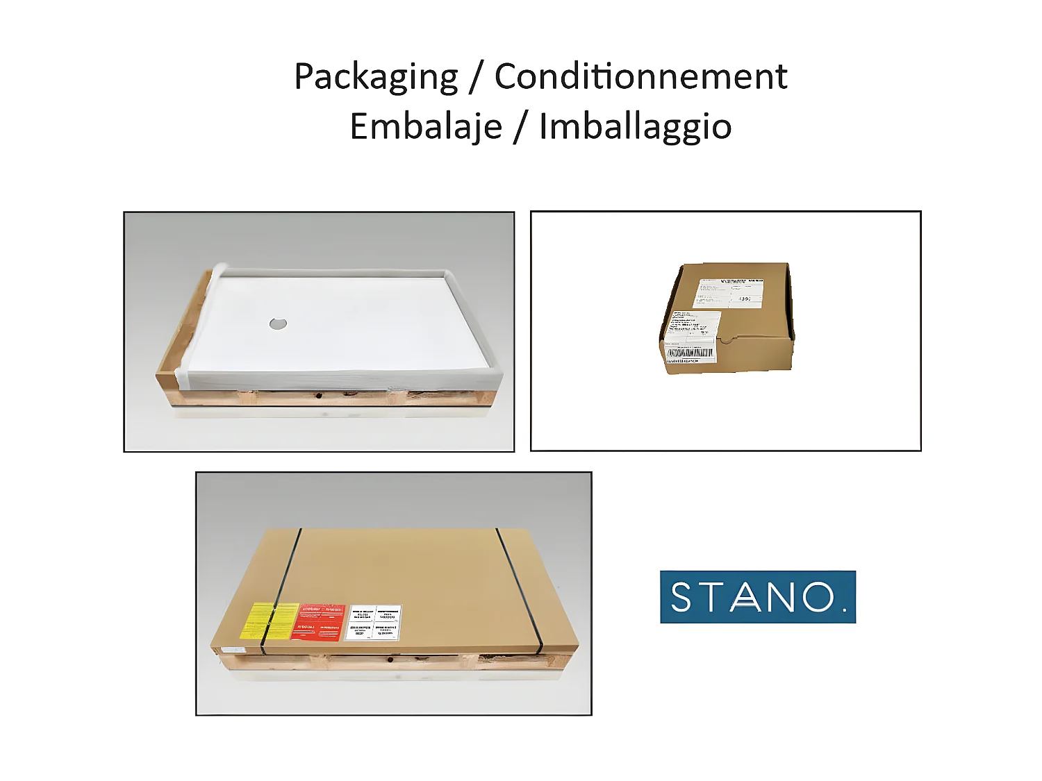 Plato de ducha pizarra EDIS BLANCO  70x170 cm rejilla color