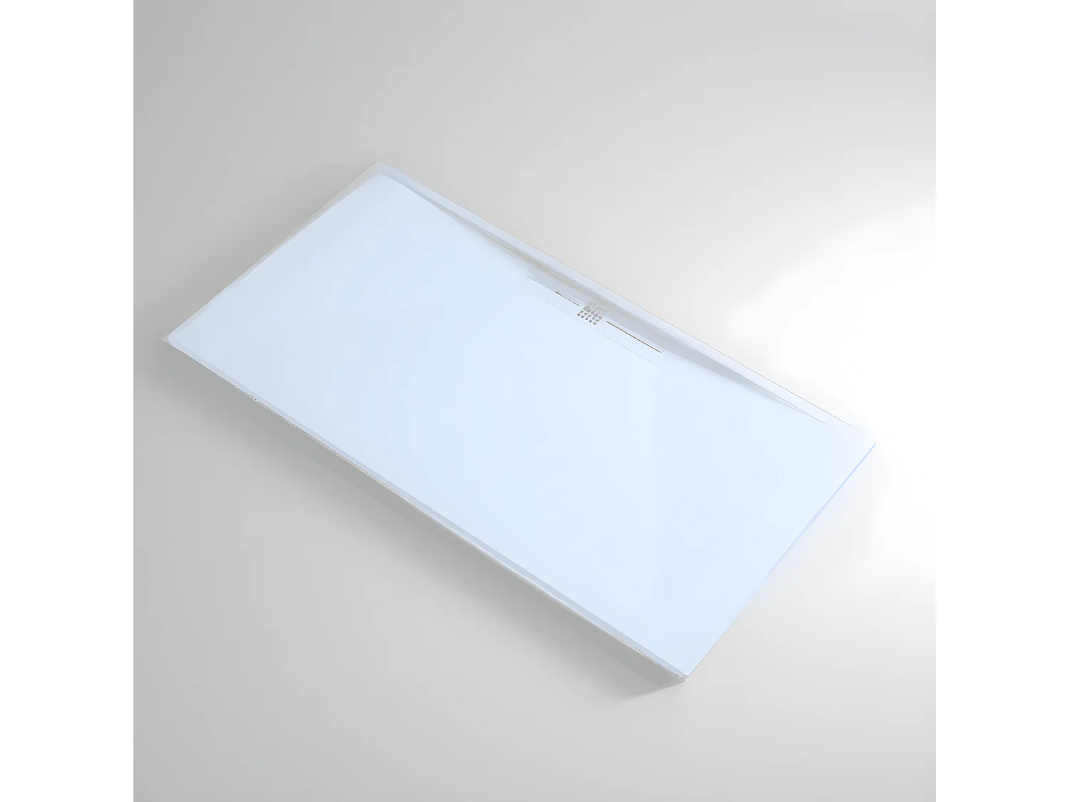 Plato de ducha pizarra EDIS BLANCO  70x180 cm rejilla color