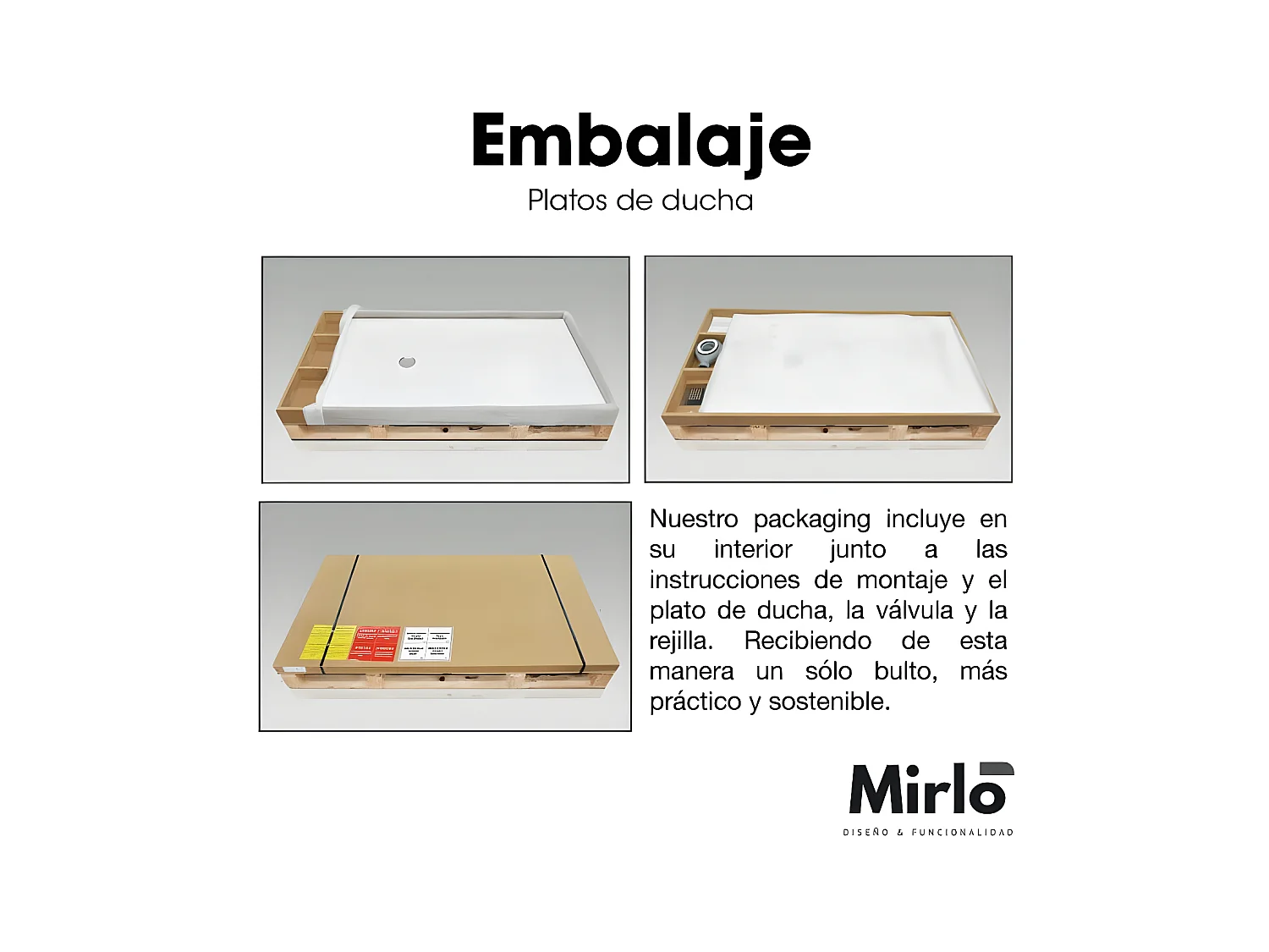 Plato de ducha pizarra EDIS BLANCO  70x190 cm rejilla inox