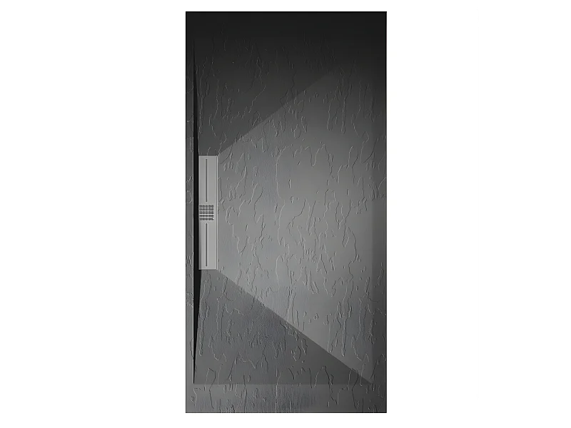 Plato de ducha pizarra EDIS ANTRACITA  80x210 cm rejilla color