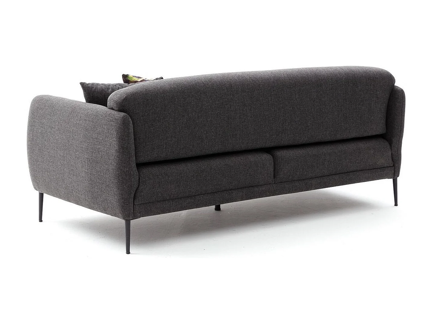 Sofá Altadena 127, Gris, 210x95x80cm, Tapiz, Patas: Plástico