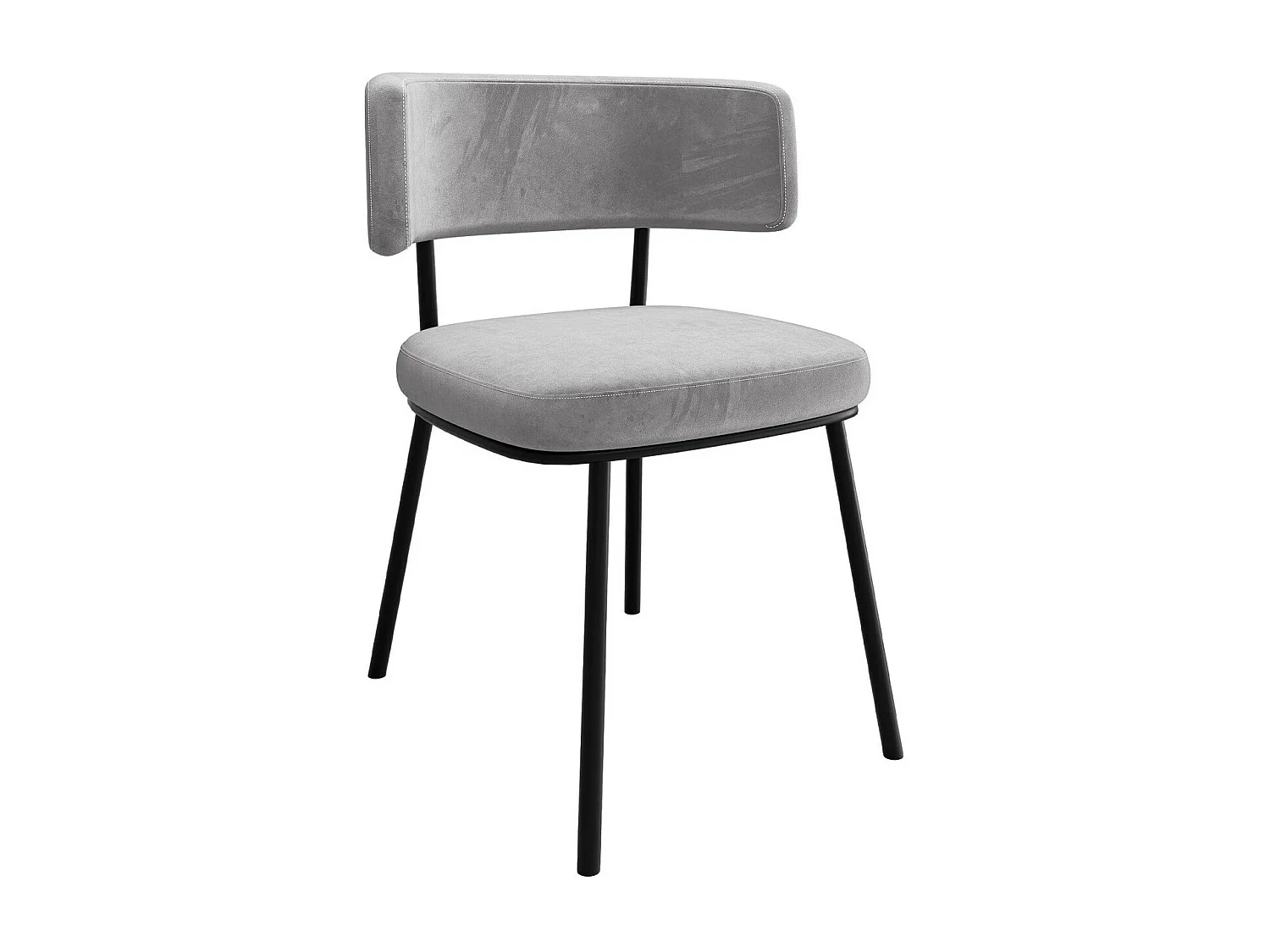 Cadeira Jackson 114, Tecido, Metal, 75x58x57cm