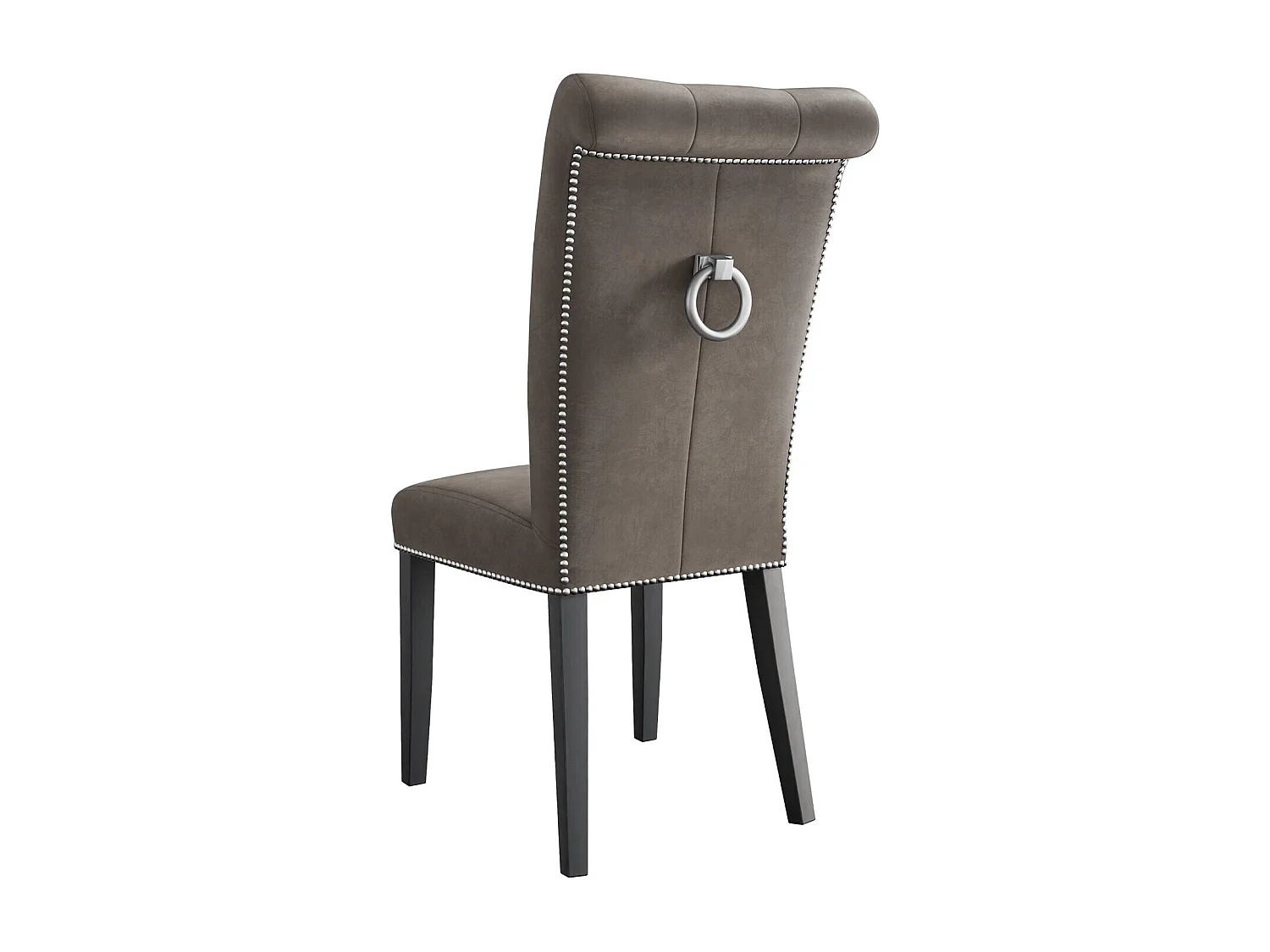 Chaise Jackson 111, 103x47x68cm, Tissu, En bois, Bois