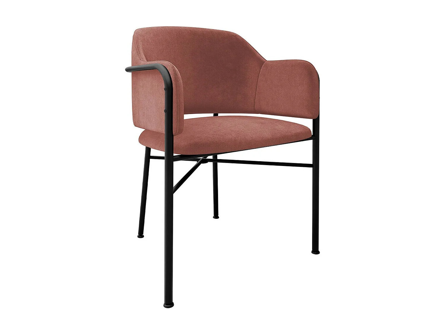 Silla Jackson 113, 79x56x55cm, Tapiz, Metálico, Aglomerado laminado