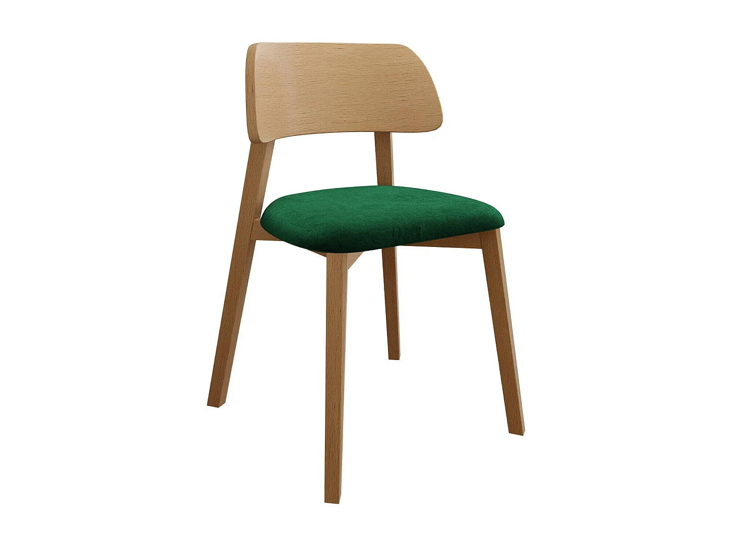 Silla Jackson 112, 80x47x50cm, Tapiz, De madera, Madera