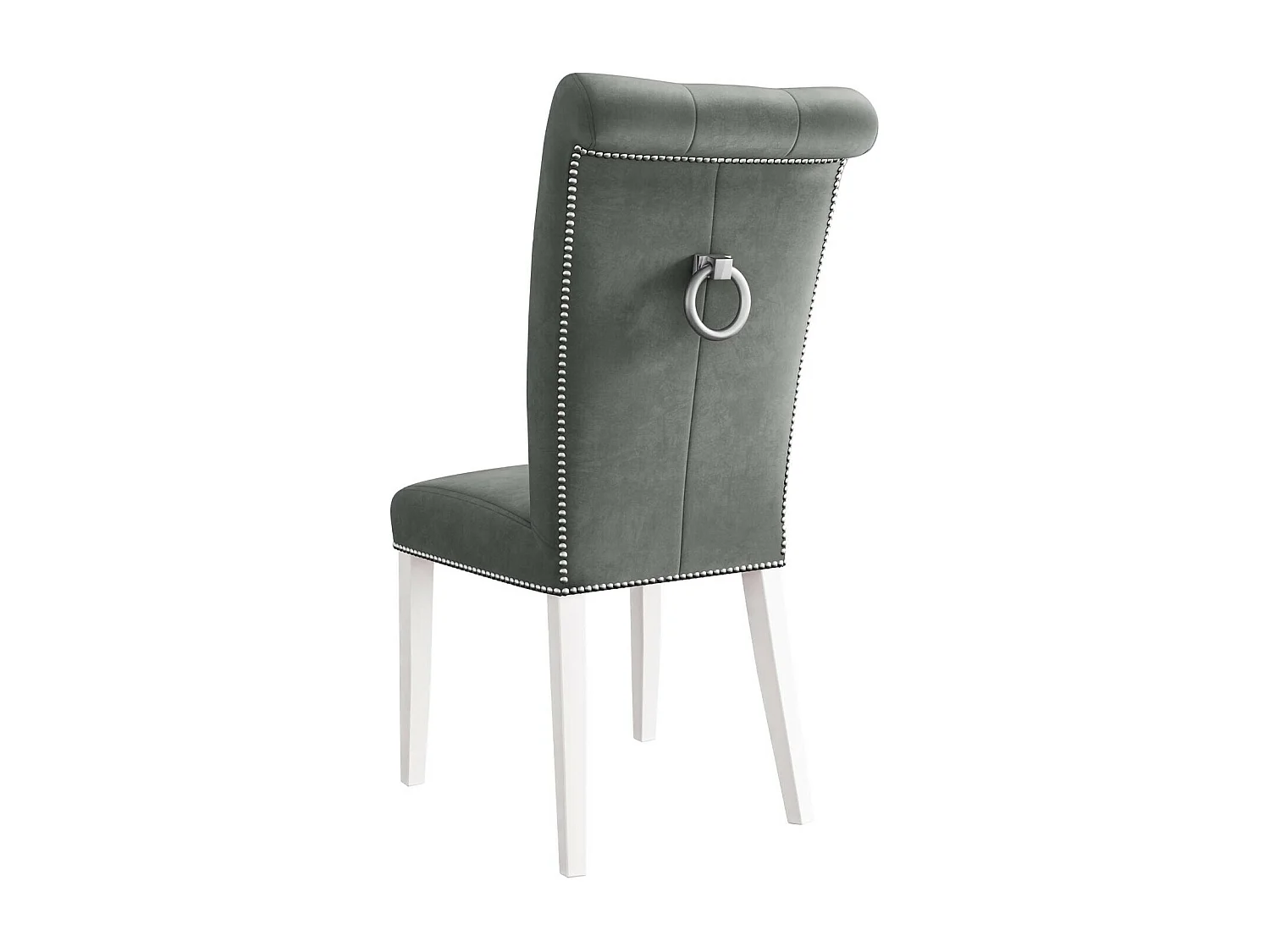 Chaise Jackson 111, 103x47x68cm, Tissu, En bois, Bois