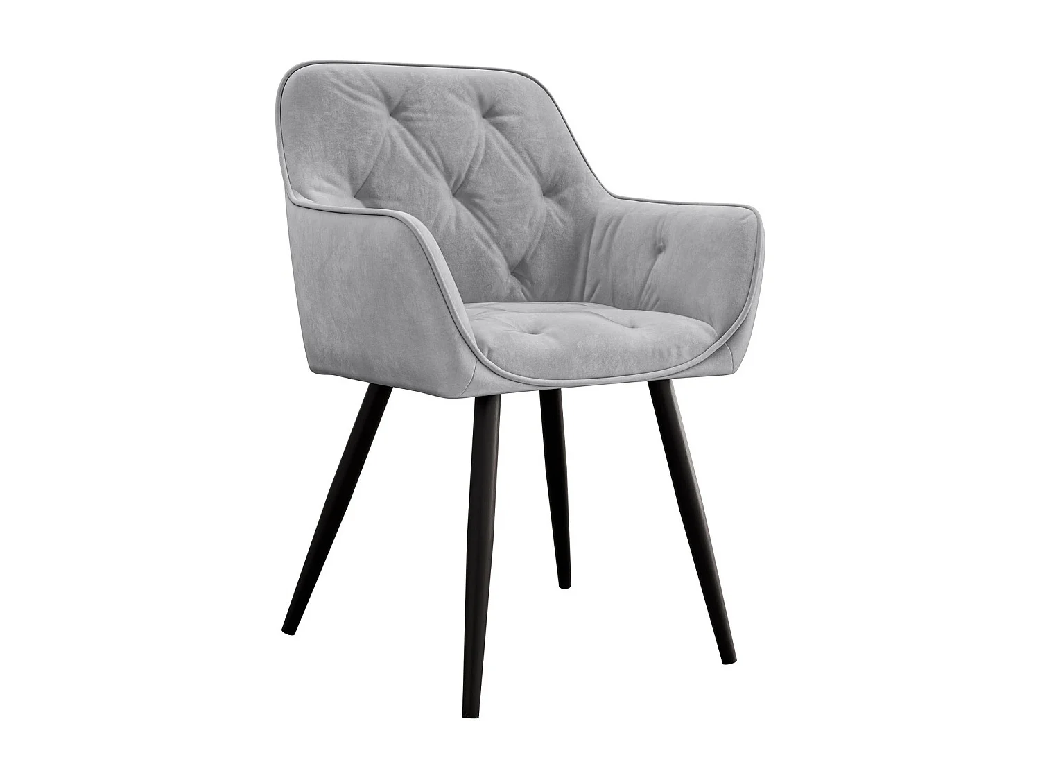 Silla Jackson 115, 86x64x61cm, Tapiz, Metálico, Aglomerado laminado