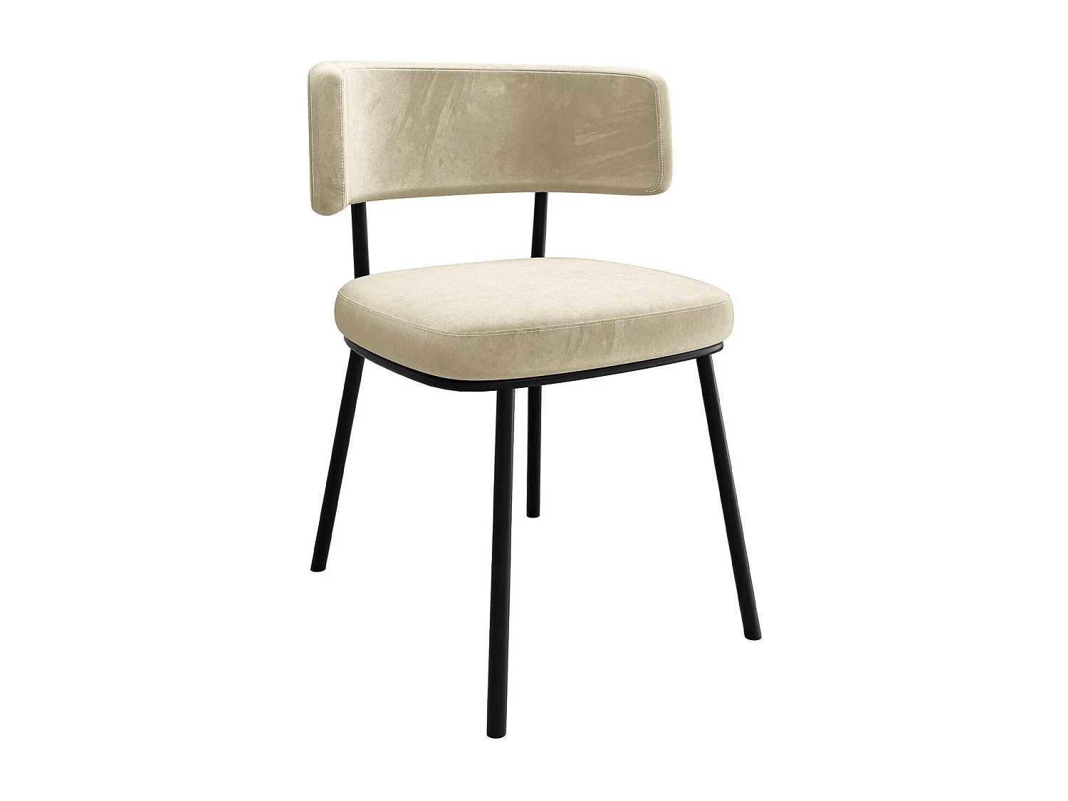 Silla Jackson 114, 75x58x57cm, Tapiz, Metálico, Aglomerado laminado