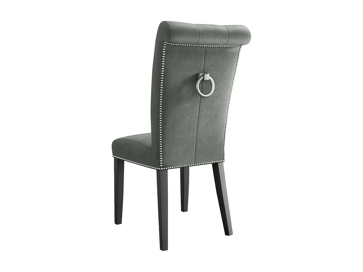 Chaise Jackson 111, 103x47x68cm, Tissu, En bois, Bois