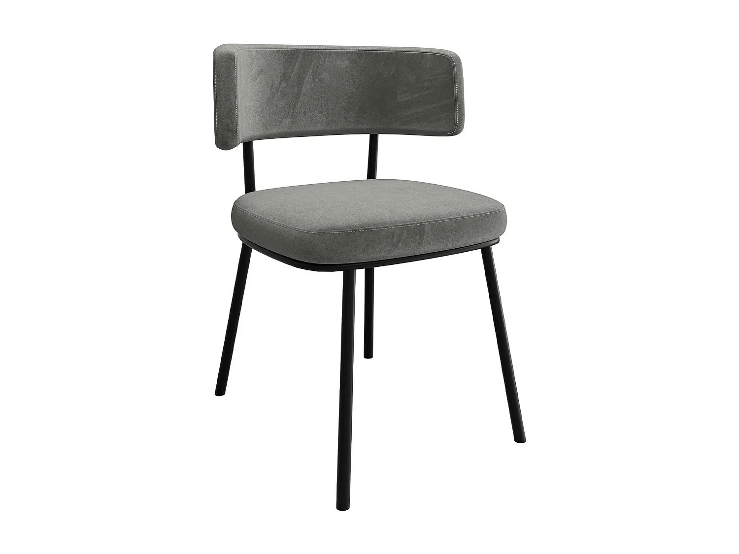 Silla Jackson 114, 75x58x57cm, Tapiz, Metálico, Aglomerado laminado