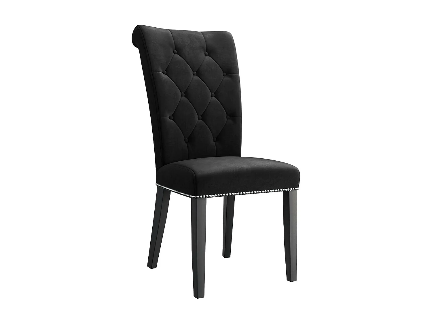 Chaise Jackson 111, 103x47x68cm, Tapisserie, En bois, Bois