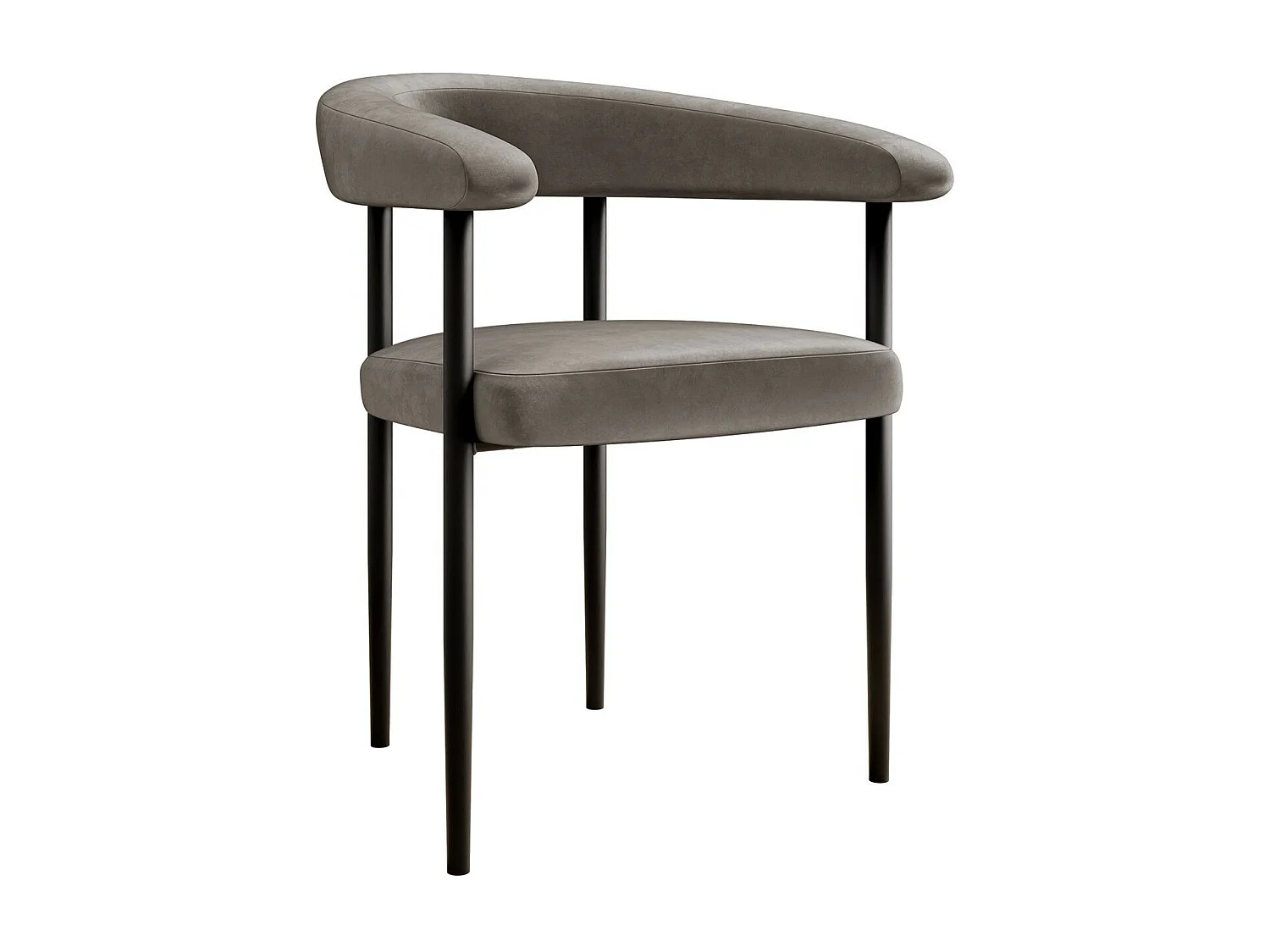 Sedia Jackson 110, 73x61x56cm, Arazzo, Metallico, Legno