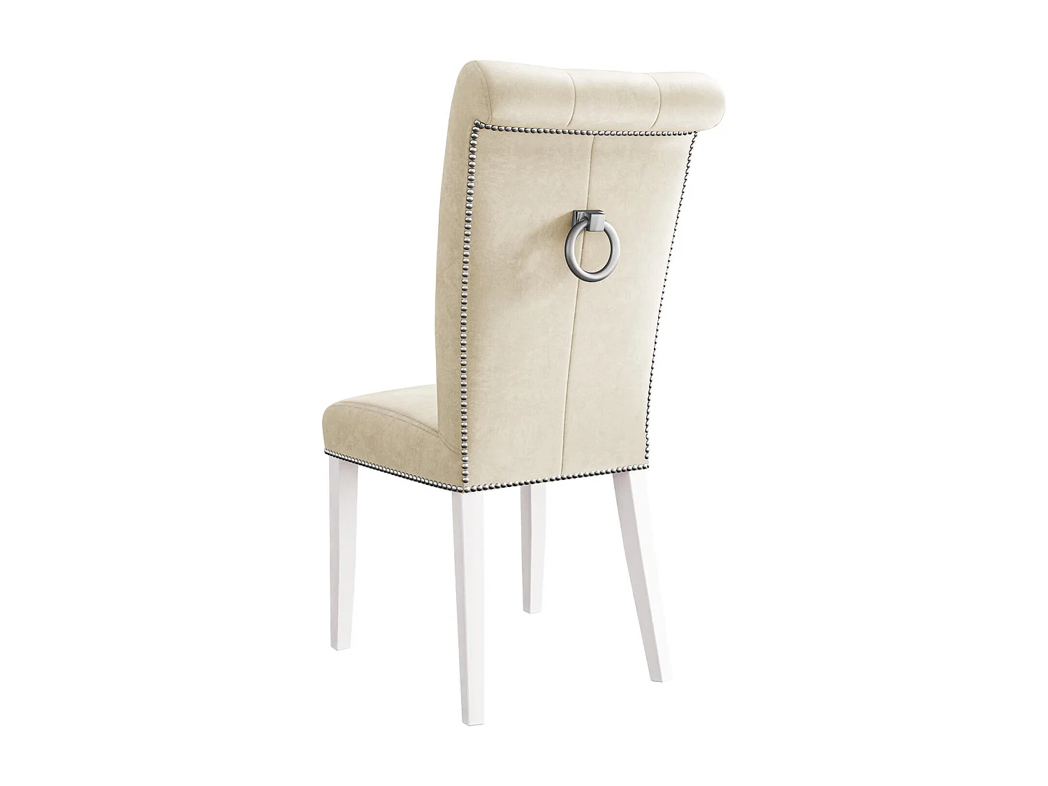 Chaise Jackson 111, 103x47x68cm, Tissu, En bois, Bois