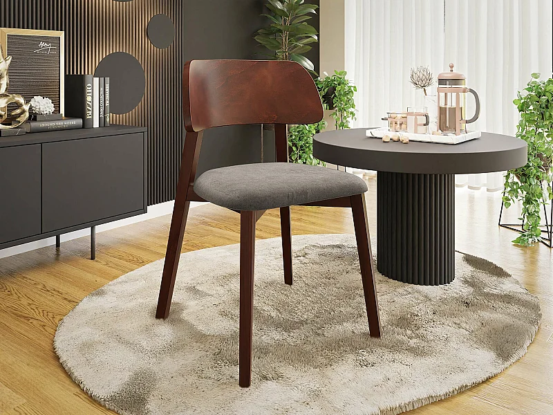 Silla Jackson 112, 80x47x50cm, Tapiz, De madera, Madera