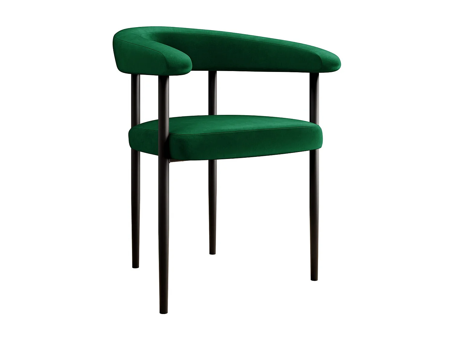 Silla Jackson 110, 73x61x56cm, Tapiz, Metálico, Madera