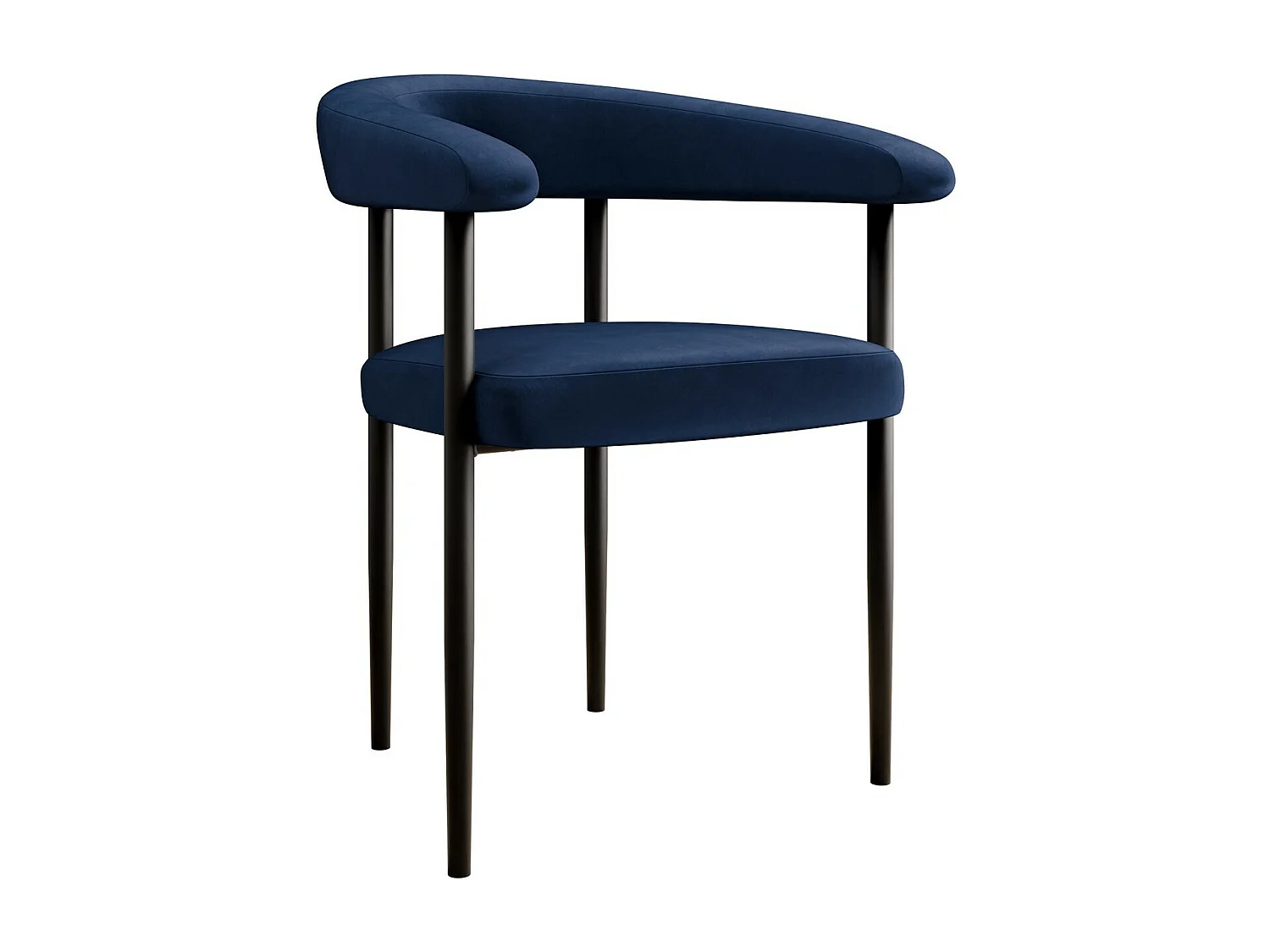 Silla Jackson 110, 73x61x56cm, Tapiz, Metálico, Madera