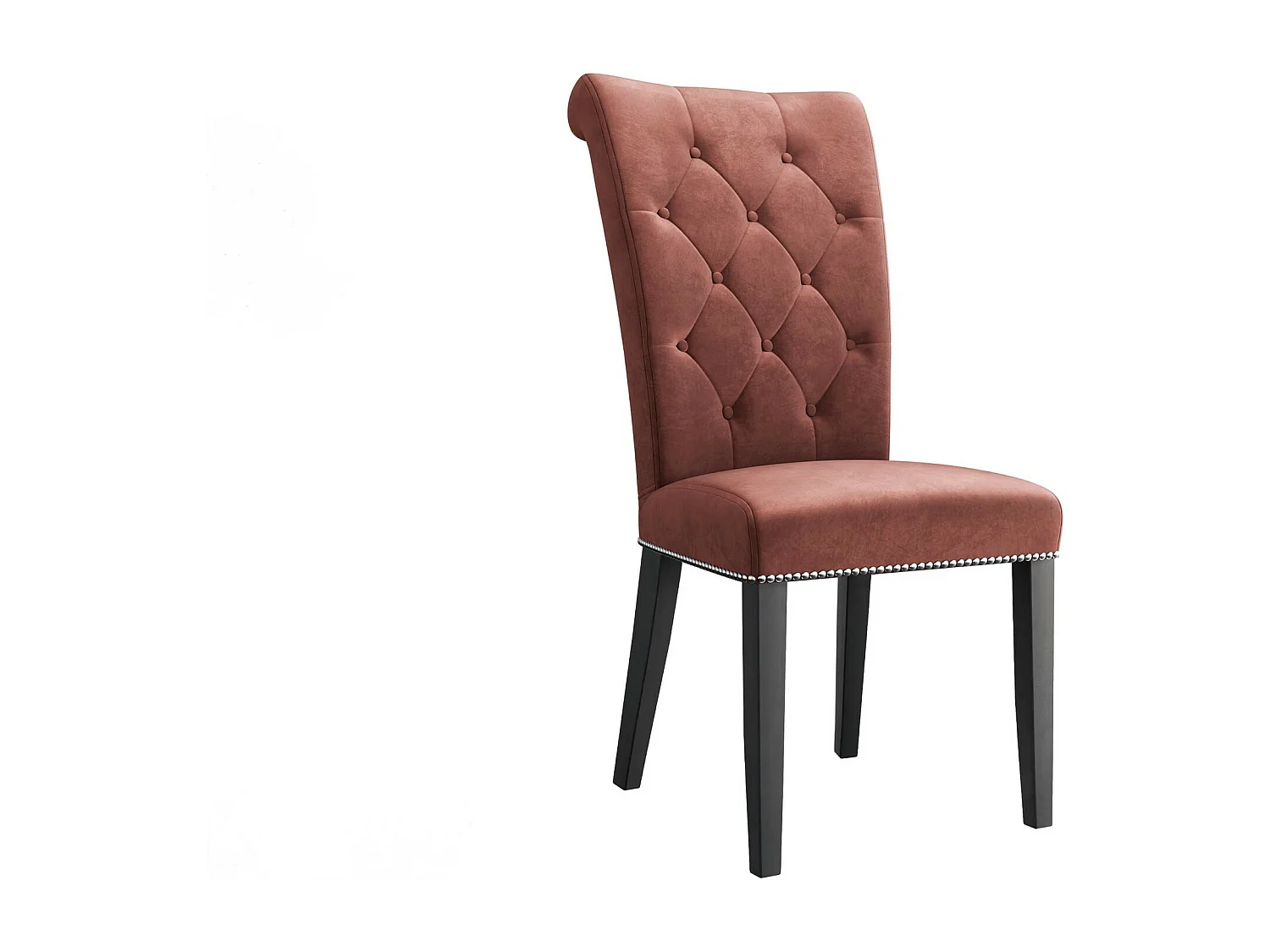 Chaise Jackson 111, 103x47x68cm, Tapisserie, En bois, Bois