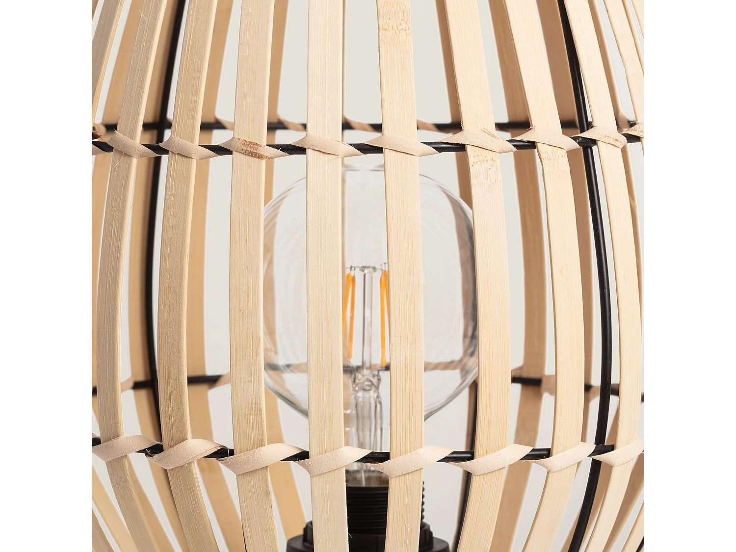 Lampe à Poser Bambou Atamach  Naturel