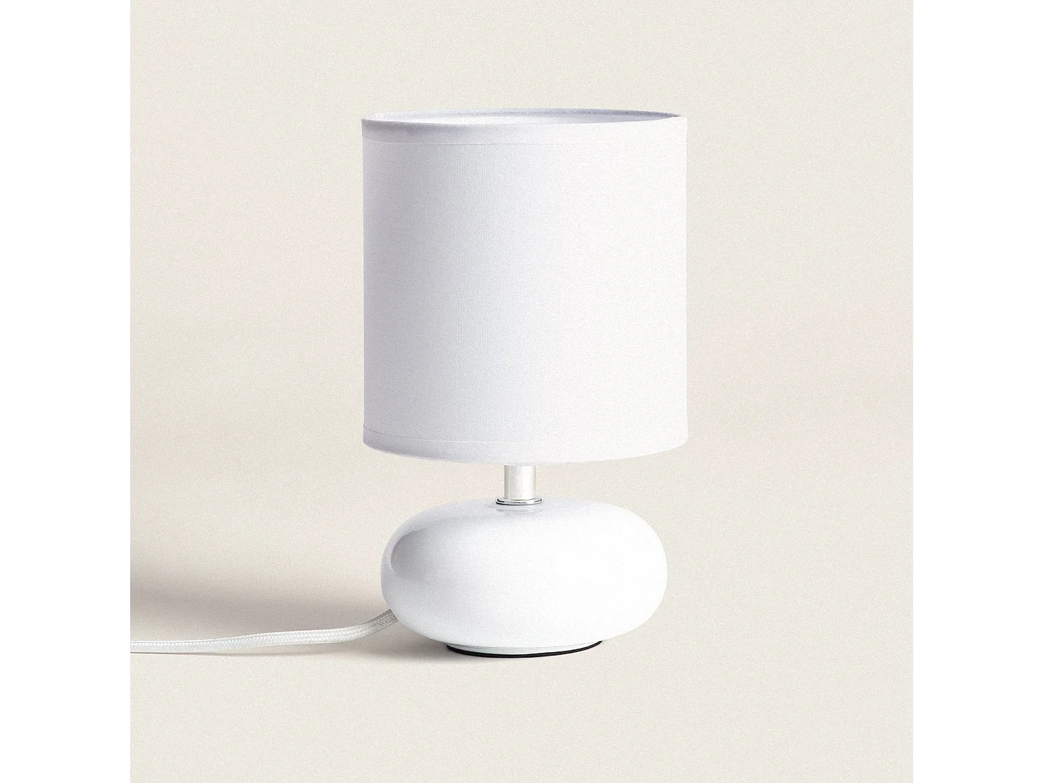 Lampada da Tavolo Ceramica Ava Bianco
