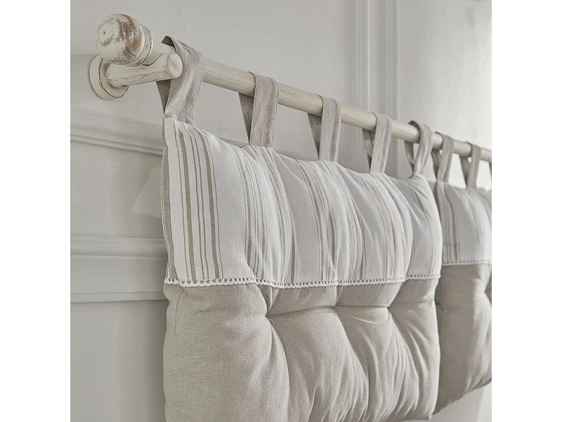 Coussin de tête avec appliques, 100% coton. M/HomeLinen.14 45x70cm