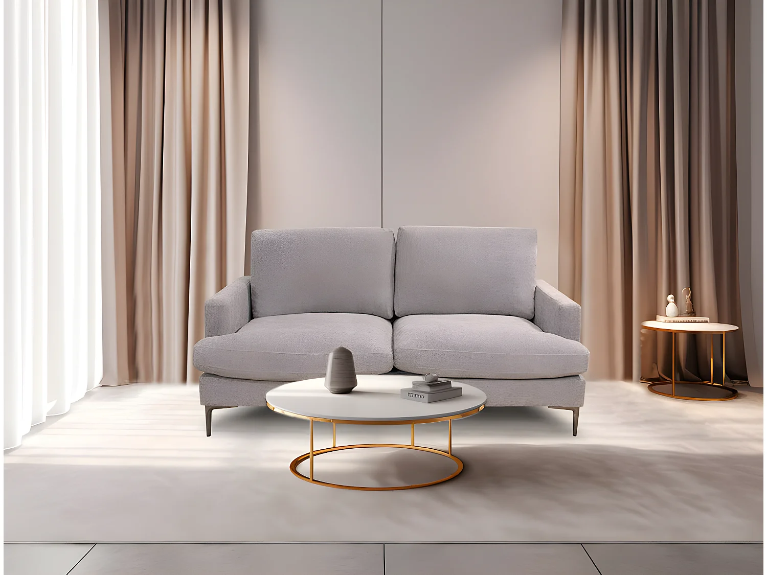 Sofa 3 Plazas Moretti 170cm + Sofa de 2 Plazas 140cm