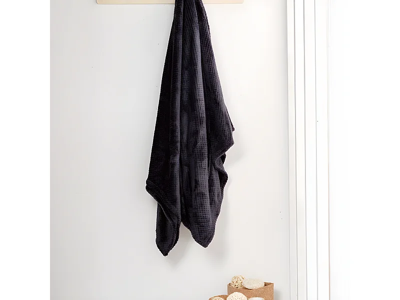 Geruite deken voor de zijden touch bank, hoge kwaliteit en design in gestreepte gravure corduroy type 150x200cm