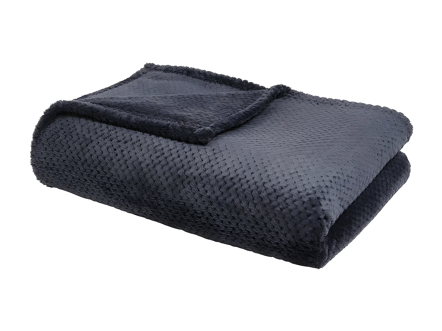 Plaid manta para el sofá de  tacto seda, alta calidad  y diseño en grabado punto de arroz 150x200cm