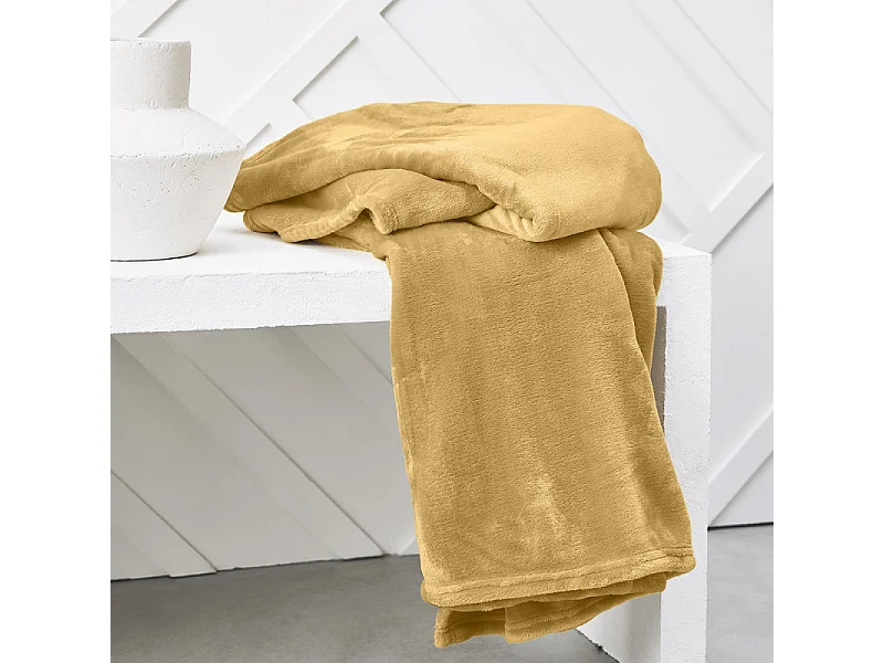 Couverture à carreaux pour canapé au toucher soie, design de haute qualité et totalement lisse 150x200cm