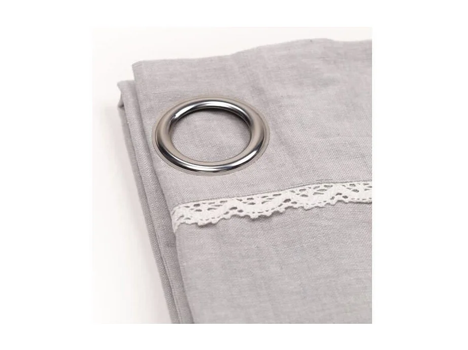 Rideau avec appliques, 100% coton. M/HeartAcero.10 140x240cm