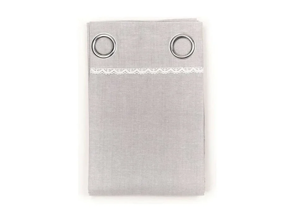 Rideau avec appliques, 100% coton. M/HeartAcero.10 140x240cm