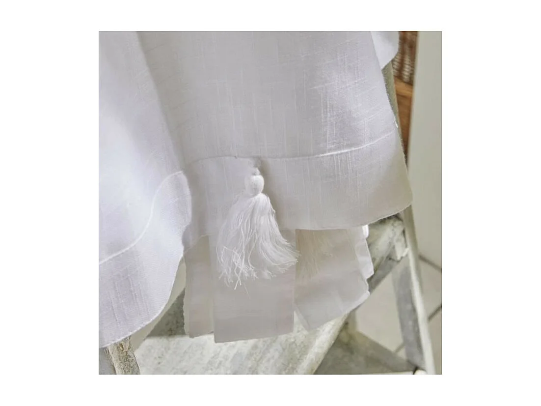 Rideau avec pompons, 100% coton. M/HeartAcero.16 140x240cm