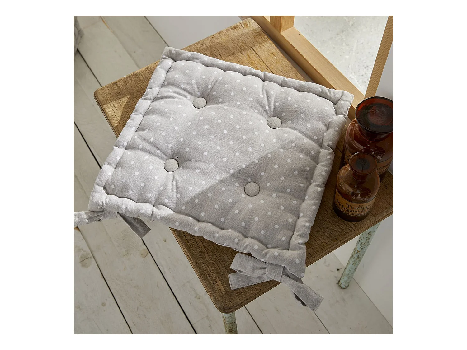 Coussin de chaise imprimé, 100% coton. M/HeartAcero.13 40x40cm