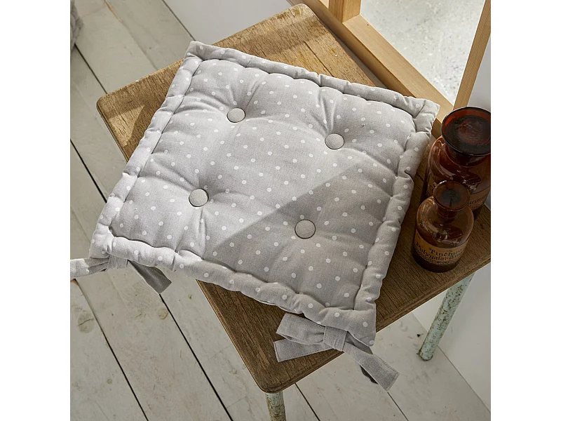 Coussin de chaise imprimé, 100% coton. M/HeartAcero.13 40x40cm