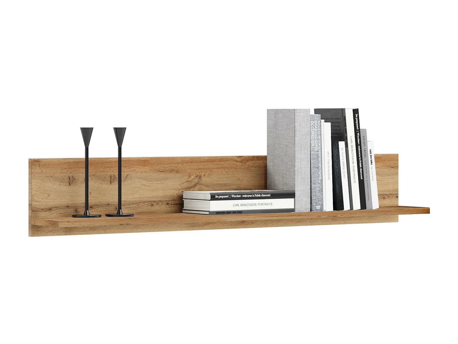 Étagère Murale SHELF WS100 1S 100x16x18 Naturel