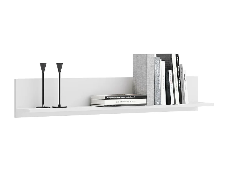 Scaffale A Muro SHELF WS100 1S 100x16x18 Bianco