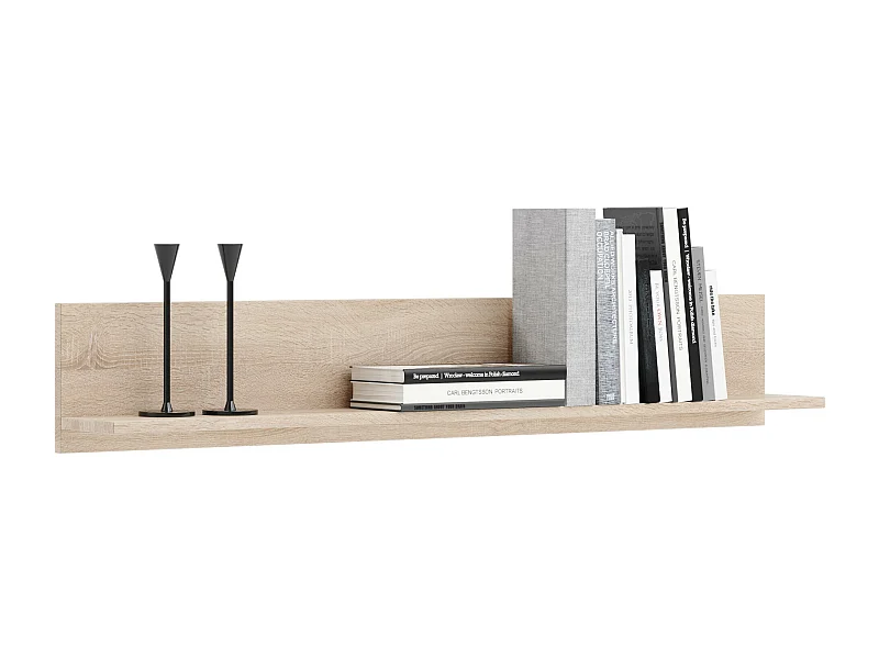 Étagère Murale SHELF WS100 1S 100x16x18 Clair naturel