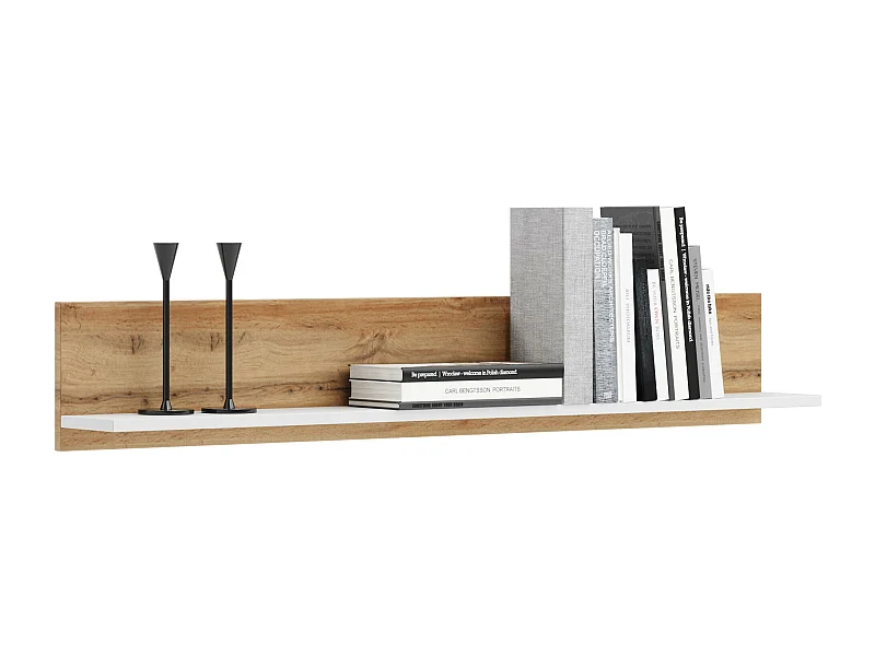 Wandregal SHELF WS100 1S 100x16x18 Weiß