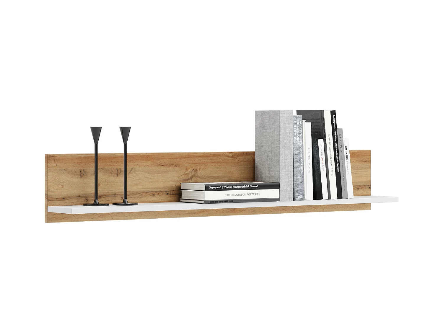 Étagère Murale SHELF WS100 1S 100x16x18 Blanc