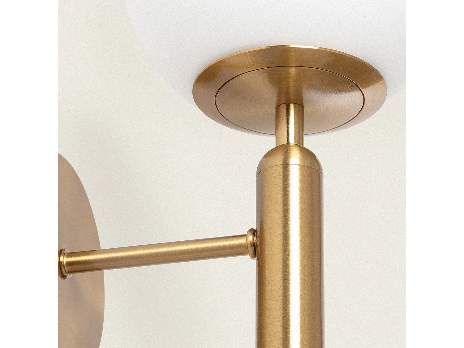 Lampada da Parete in Alluminio e Vetro Oto Oro