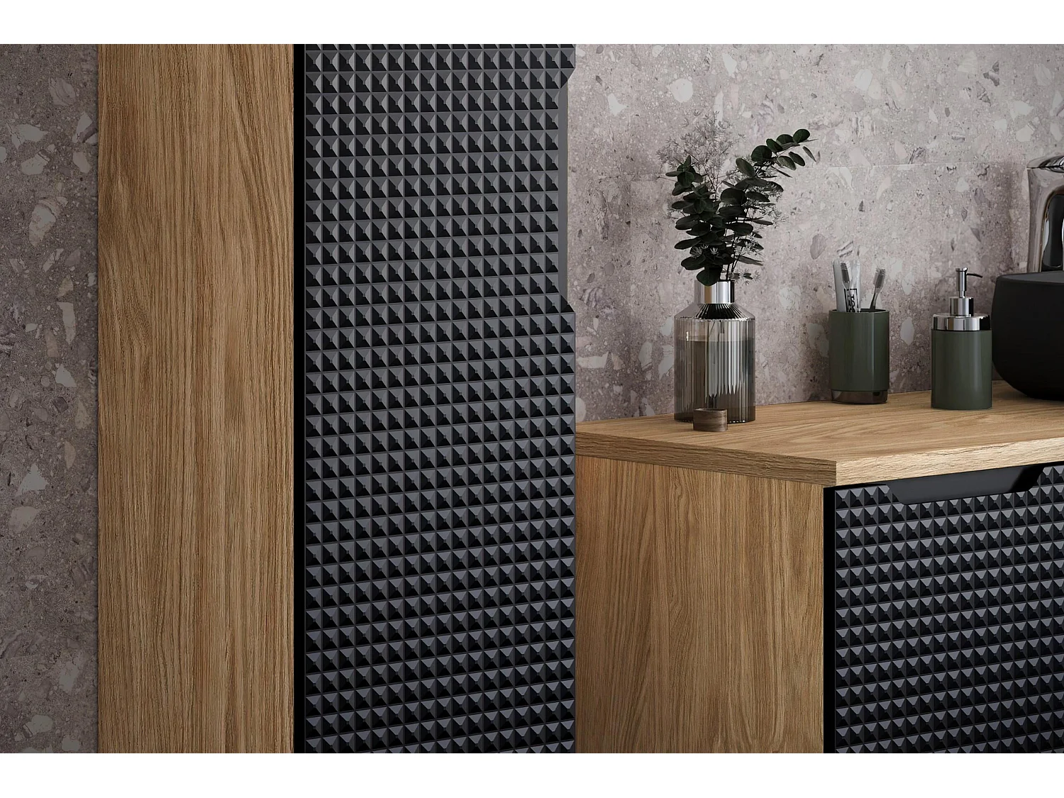 Table D'Appoint LUXOR ST40 1D 40x46x57 Noir