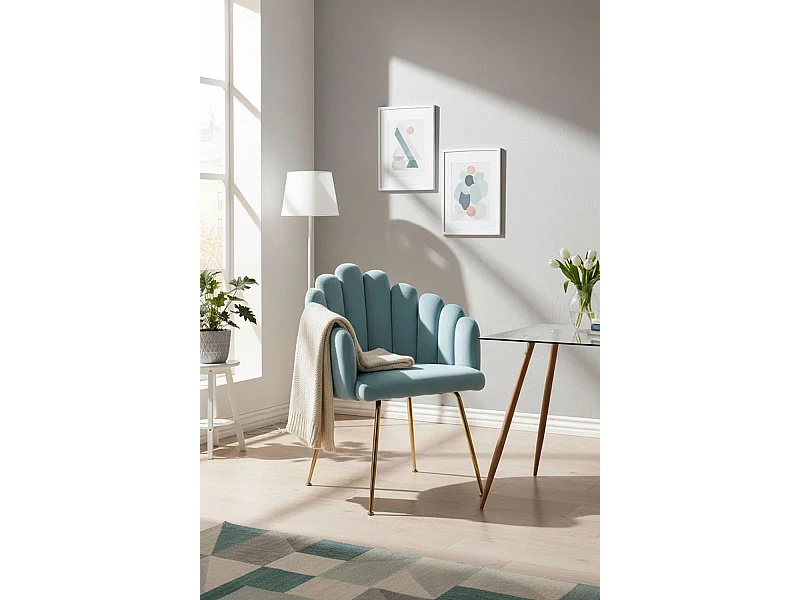 Sillas Comedor - Silla Bhoja Terciopelo - Verde Abeto