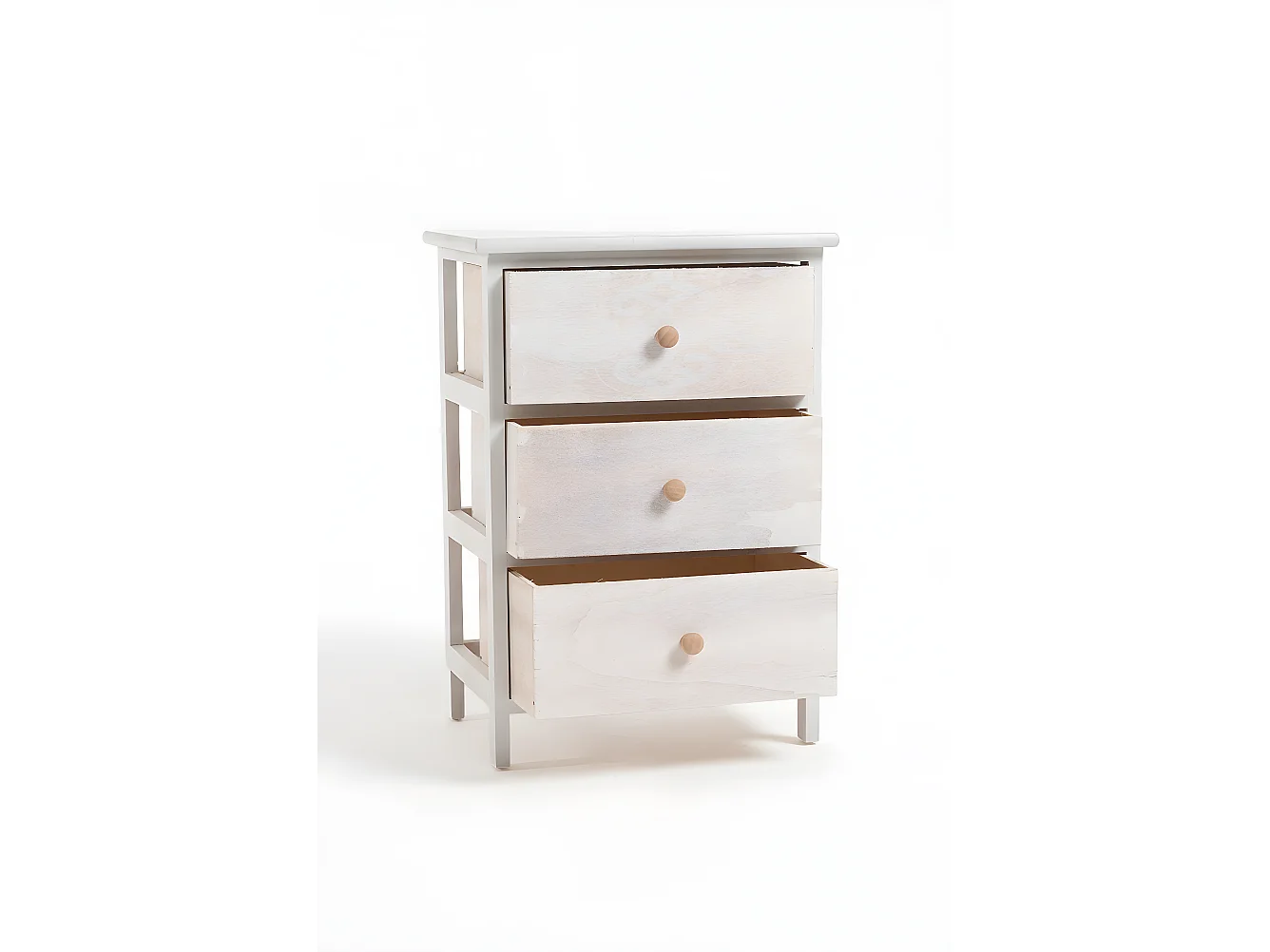 Muebles Auxiliares - Cajonera Mabet Ancha 3 Cajones