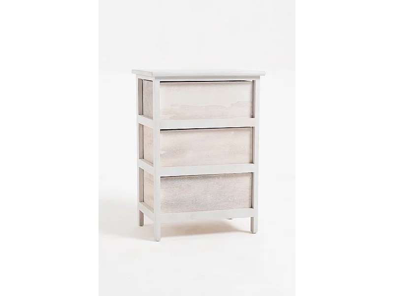 Muebles Auxiliares - Cajonera Mabet Ancha 3 Cajones