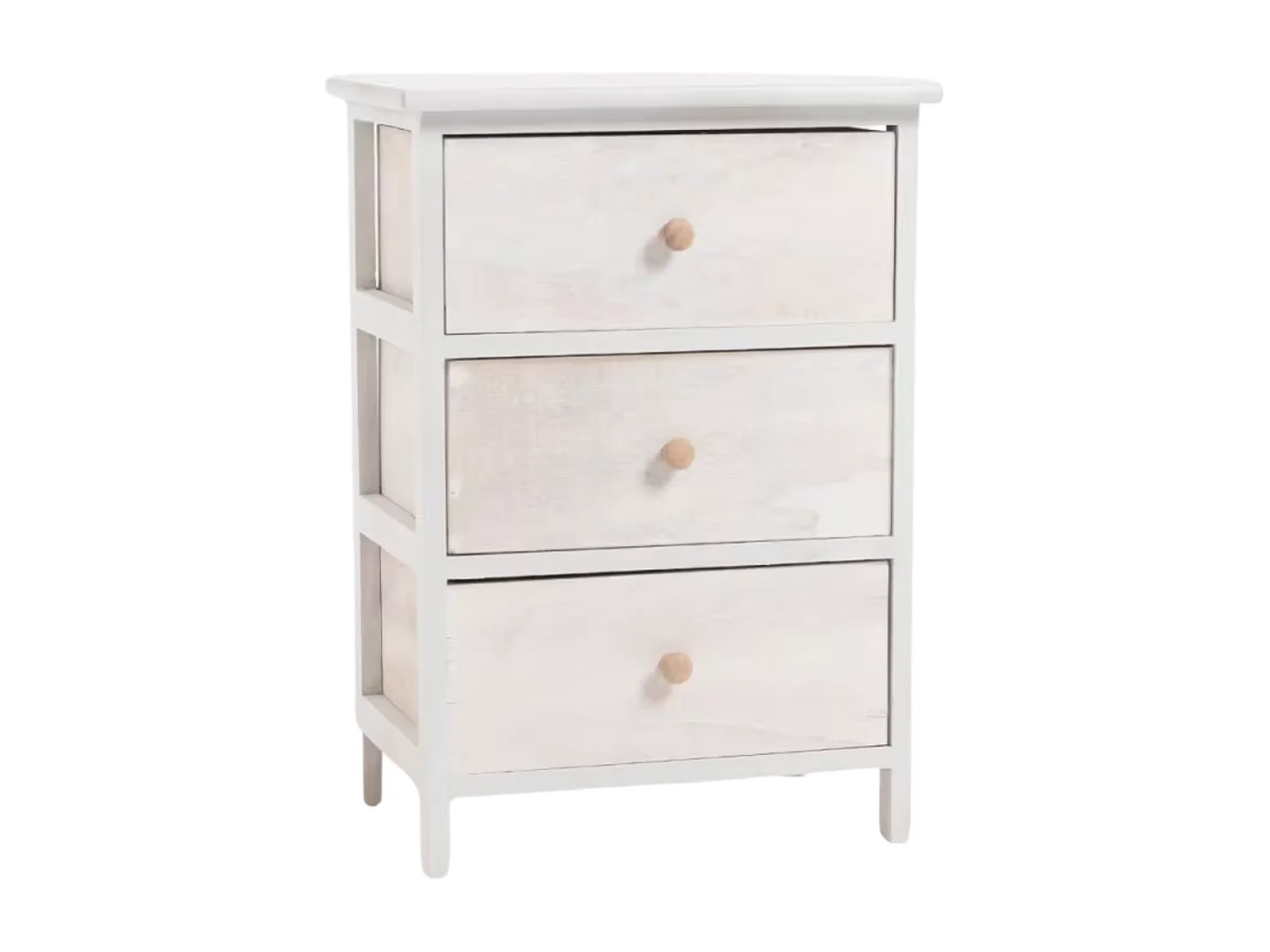 Muebles Auxiliares - Cajonera Mabet Ancha 3 Cajones
