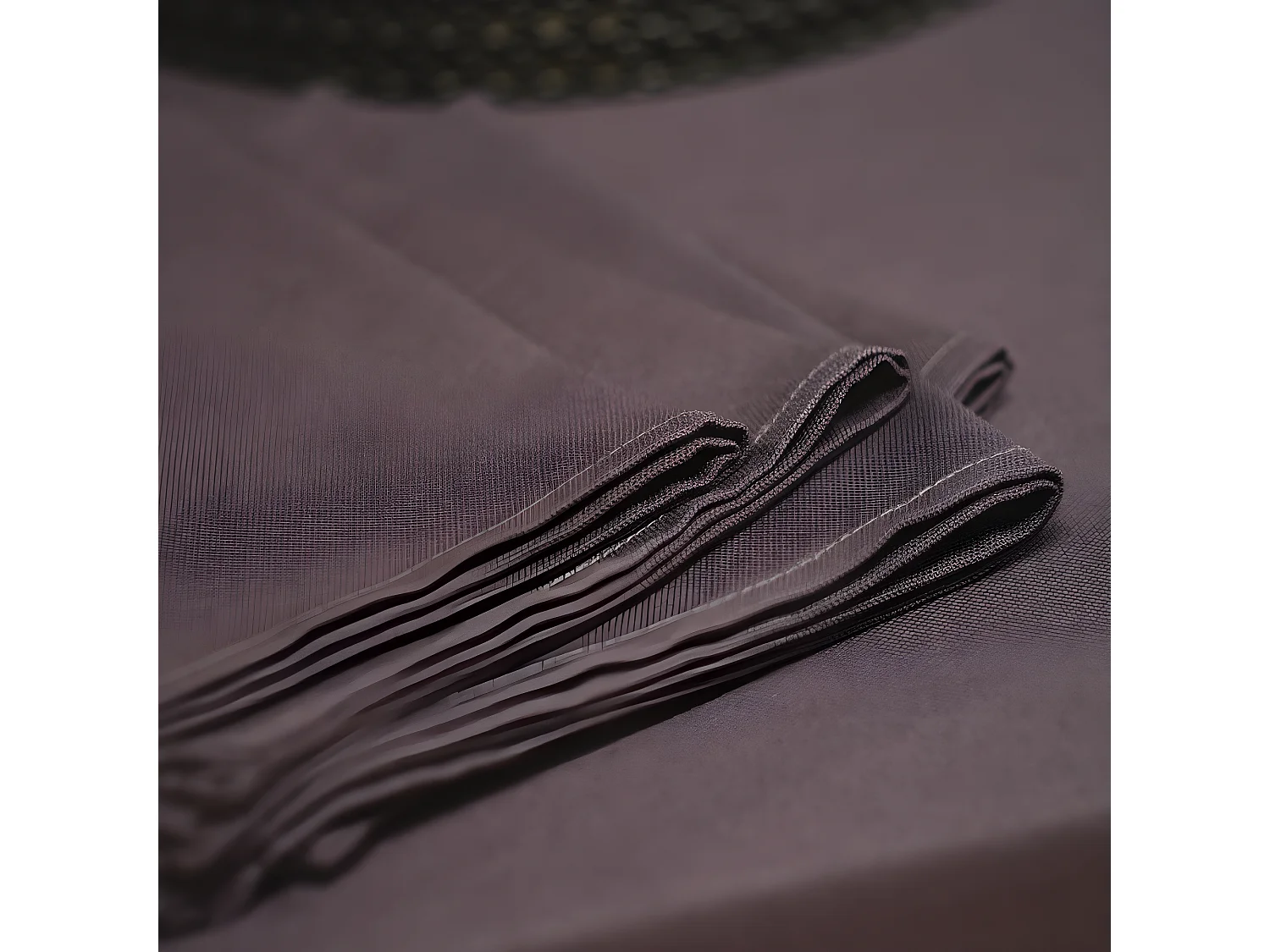 Confezione da 4 tovaglioli tinta unita Nero 40x40