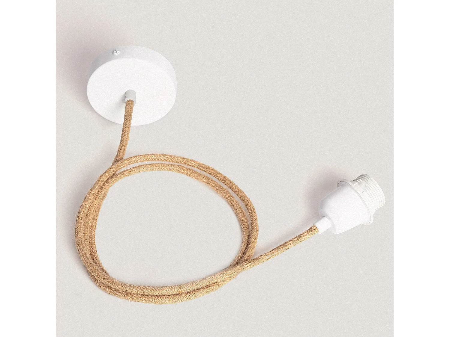 Suspension Rotin et Ramie Kempo Kulu ILUZZIA Naturel