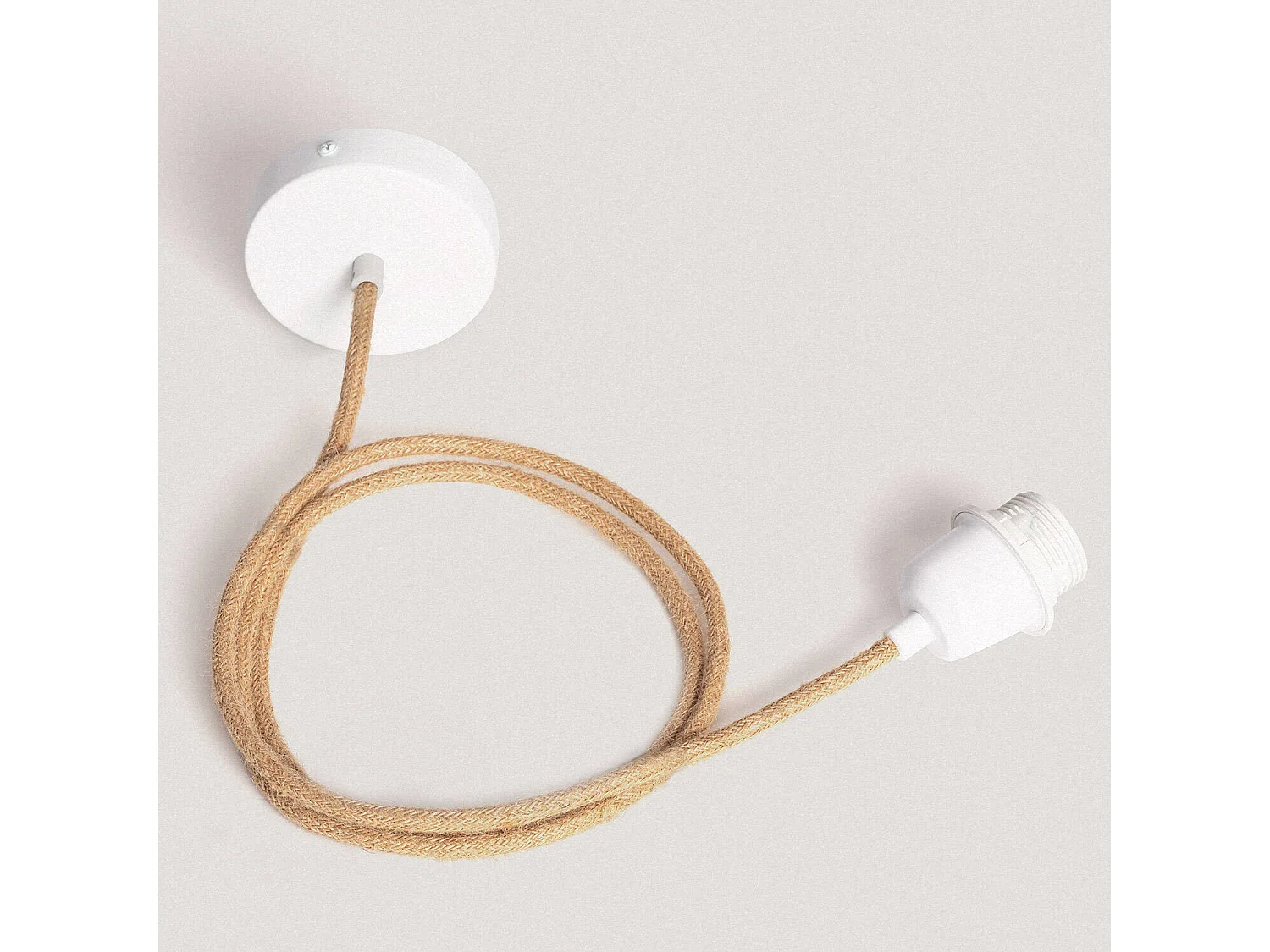 Suspension Rotin et Ramie Kempo Kulu ILUZZIA Naturel